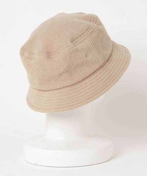 FRUIT OF THE LOOM（フルーツオブザルーム）の「【FRUIT OF THE LOOM/フルーツオブザルーム】 FLEECE LOGO EMB LOW BUCKET HAT/フリース刺繍バケットハット（ハット・メンズ・オフホワイト/ブラック/ベージュ・FREE）」の14枚目の写真
