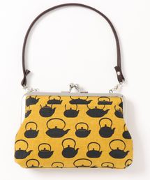 AMINA COLLECTION（アミナコレクション）の「【カヤ】帆布レトロ手付きがま口（ハンドバッグ）」