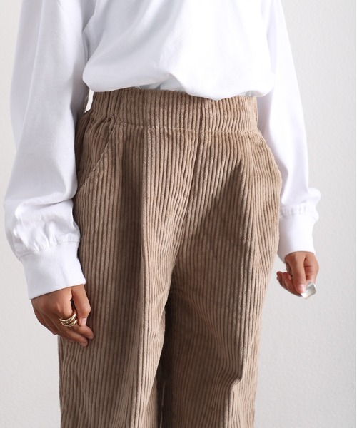 classicalelf（クラシカルエルフ）の「キッズ 無地テーパードパンツ(フルレングス)（その他パンツ・キッズ・ベージュ/モカ/チャコール・130/140/150）」の14枚目の写真