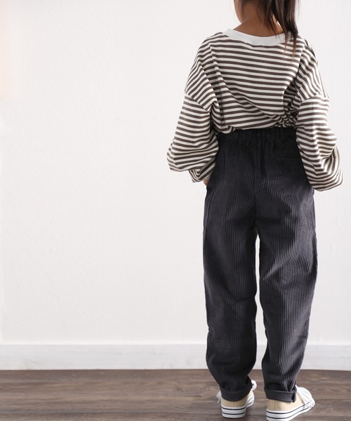 classicalelf（クラシカルエルフ）の「キッズ 無地テーパードパンツ(フルレングス)（その他パンツ・キッズ・ベージュ/モカ/チャコール・130/140/150）」の20枚目の写真