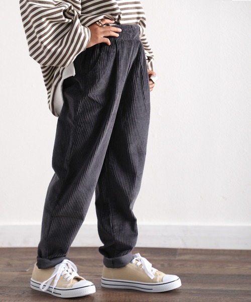 classicalelf（クラシカルエルフ）の「キッズ 無地テーパードパンツ(フルレングス)（その他パンツ・キッズ・ベージュ/モカ/チャコール・130/140/150）」の18枚目の写真