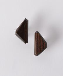 別注<Haute Joaillerie AKIO MORI(オート ジュエラー アキオ モリ)> 黒檀 イヤリング S