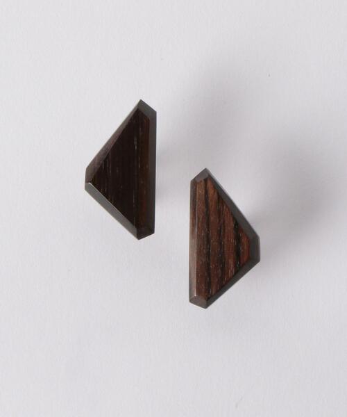 LOEFF(ロエフ)の「別注<Haute Joaillerie AKIO MORI(オート ジュエラー アキオ モリ)> 黒檀 イヤリング S(イヤリング・レディース・ブラウン・FREE)」の1枚目の写真