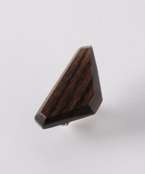 LOEFF(ロエフ)の「別注<Haute Joaillerie AKIO MORI(オート ジュエラー アキオ モリ)> 黒檀 イヤリング S(イヤリング・レディース・ブラウン・FREE)」の2枚目の写真