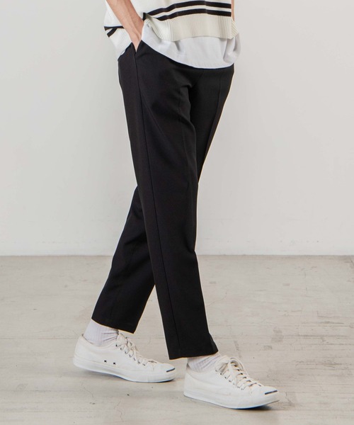 WEGO(ウィゴー)の「WEGO/スリムスラックス(スラックス・メンズ・ブラック/ダークグリーン/ベージュ・SMALL/MEDIUM/LARGE)」の2枚目の写真