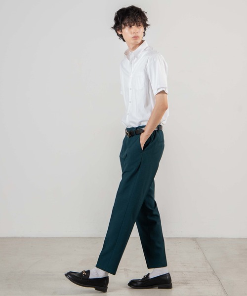 WEGO(ウィゴー)の「WEGO/スリムスラックス(スラックス・メンズ・ブラック/ダークグリーン/ベージュ・SMALL/MEDIUM/LARGE)」の7枚目の写真