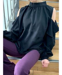 EMODA | オープンショルダーハイネックトップス(シャツ/ブラウス)