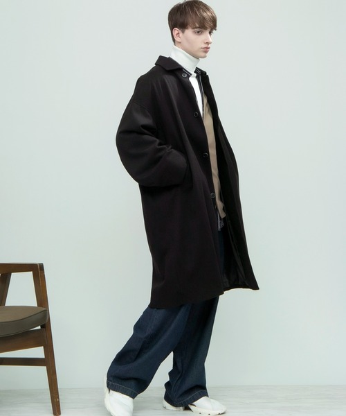 限定版 の 21winter ステンカラーコート Emma Emma Emma Clothes エマクローズ のファッション Clothes Clothes Emma オーバーサイズtrストレッチロングステンカラーコート ステンカラーコート