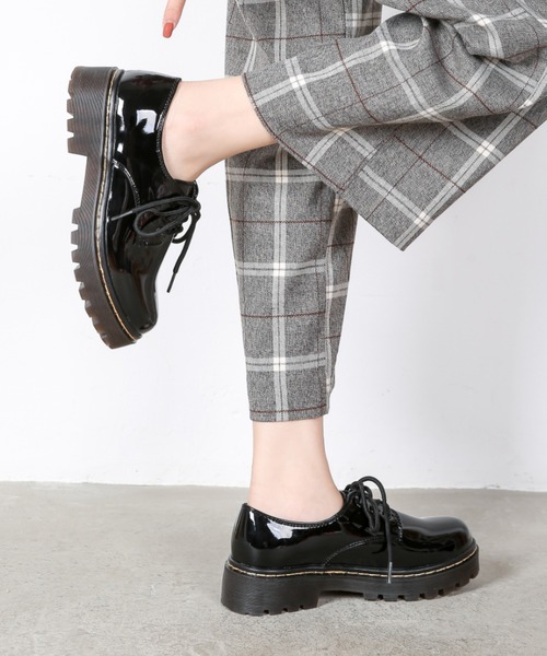 セール】厚底 レースアップ マニッシュシューズ 1861（ドレスシューズ