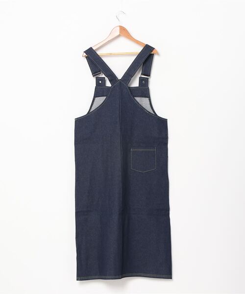 DING（ディング）の「DING/デニムジャンパースカート（ジャンパースカート・レディース・ブラック/インディゴブルー・FREE）」の9枚目の写真