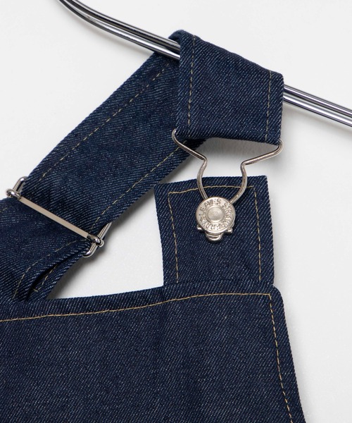 DING（ディング）の「DING/デニムジャンパースカート（ジャンパースカート・レディース・ブラック/インディゴブルー・FREE）」の7枚目の写真