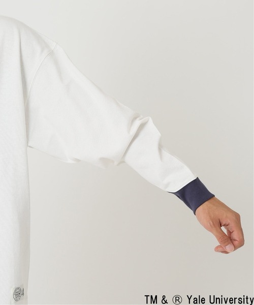 SPALDING（スポルディング）の「【SPALDING × YALE】relume別注ロングスリーブTee（Tシャツ/カットソー・メンズ・ホワイト/ベージュ・MEDIUM/LARGE）」の15枚目の写真