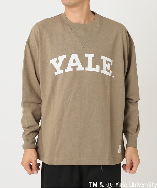 SPALDING（スポルディング）の「【SPALDING × YALE】relume別注ロングスリーブTee（Tシャツ/カットソー・メンズ・ホワイト/ベージュ・MEDIUM/LARGE）」の21枚目の写真