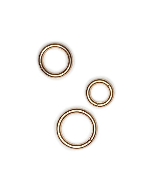 MORPH(モルフ)の「MORPH モルフ セグメントクリッカー ボディーピアス 14ゲージ 6mm~12mm(ピアス(片耳用)・レディース・ピンクゴールド・8/6/10/12)」の3枚目の写真