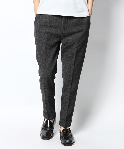Lui's（ルイス）の「SUPER THANKS(スーパー・サンクス)　Lui's別注ウール9分丈パンツ（スラックス・メンズ・ネイビー/グレー・SMALL/LARGE/MEDIUM）」の13枚目の写真