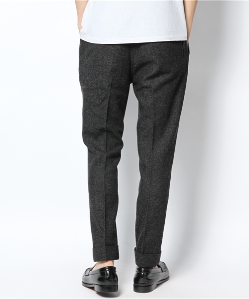 Lui's（ルイス）の「SUPER THANKS(スーパー・サンクス)　Lui's別注ウール9分丈パンツ（スラックス・メンズ・ネイビー/グレー・SMALL/LARGE/MEDIUM）」の5枚目の写真