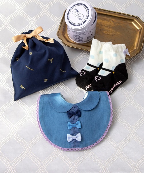 panpantutu（パンパンチュチュ）の「プチジュエル缶/ベビーシャワー（４点セット）（ベビーギフト・キッズ・ライトブルー/ホワイト×レッド/クリアブルー/ピンク/ホワイト系その他/ベージュ/ベビーピンク/ライトベージュ/ホワイト×ブルー/ピンク系その他/レッド系その他/ネイビー/ライトインディゴブルー/アクア/ネイビー系/ホワイト×ゴールド/ベージュ系/チェリーピンク/チェック/ナチュラル/スモークピンク・FREE）」の13枚目の写真