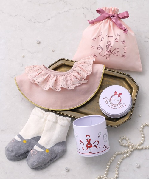 panpantutu（パンパンチュチュ）の「プチジュエル缶/ベビーシャワー（４点セット）（ベビーギフト・キッズ・ライトブルー/ホワイト×レッド/クリアブルー/ピンク/ホワイト系その他/ベージュ/ベビーピンク/ライトベージュ/ホワイト×ブルー/ピンク系その他/レッド系その他/ネイビー/ライトインディゴブルー/アクア/ネイビー系/ホワイト×ゴールド/ベージュ系/チェリーピンク/チェック/ナチュラル/スモークピンク・FREE）」の19枚目の写真