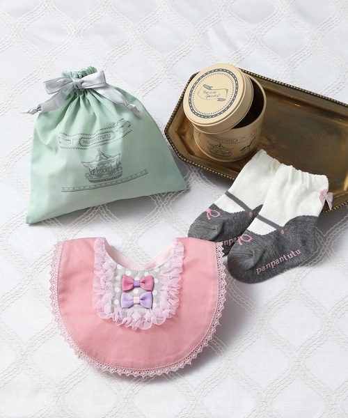 panpantutu（パンパンチュチュ）の「プチジュエル缶/ベビーシャワー（４点セット）（ベビーギフト・キッズ・ライトブルー/ホワイト×レッド/クリアブルー/ピンク/ホワイト系その他/ベージュ/ベビーピンク/ライトベージュ/ホワイト×ブルー/ピンク系その他/レッド系その他/ネイビー/ライトインディゴブルー/アクア/ネイビー系/ホワイト×ゴールド/ベージュ系/チェリーピンク/チェック/ナチュラル/スモークピンク・FREE）」の16枚目の写真