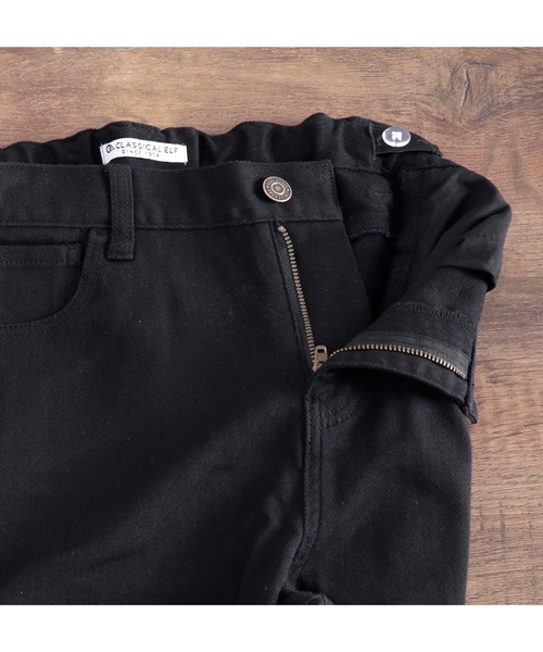 classicalelf(クラシカルエルフ)の「キッズ ゆるっと穿くルーズバルーンの無地テーパードパンツ(フルレングス)(デニムパンツ・キッズ・ブラック/ナチュラル/ワンウォッシュ・110/120/130/140/150)」の20枚目の写真