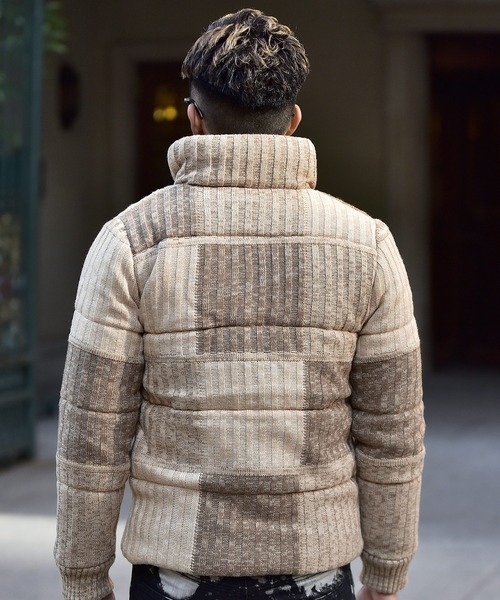 パッチワーク中綿ジャケット（ダウンジャケット/コート）｜JOKER