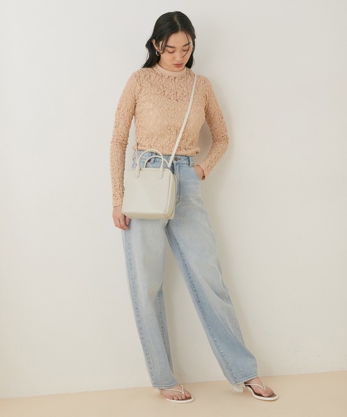 adam et rope' ミニボストンバッグ ベージュ 追加＞ソフトミニボストン（ボストンバッグ）｜ADAM ET ROPE