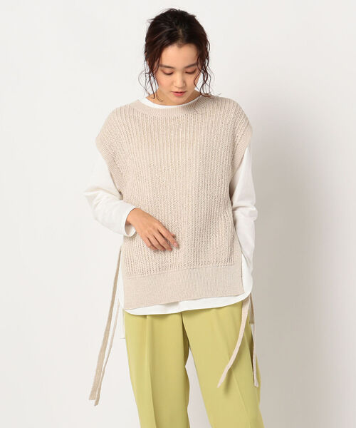 fredy repit（フレディレピ）の「ネット編みニットベスト（ベスト  