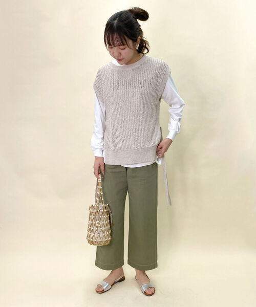 fredy repit（フレディレピ）の「ネット編みニットベスト（ベスト  