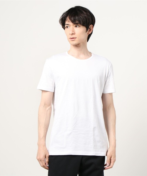EMPORIO ARMANI(エンポリオアルマーニ)の「【EMPORIO ARMANI】ワンポイントロゴクルーネックTEE(Tシャツ/カットソー・メンズ・ネイビー/ブラック/グレー/ホワイト・XL/M/L/S)」の2枚目の写真