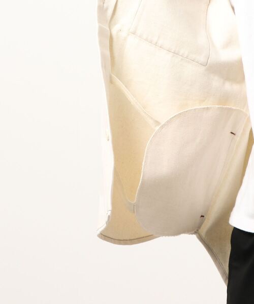 STYLEBLOCK（スタイルブロック）の「カツラギ配色ステッチビッグCPOジャケット（その他アウター・メンズ・ライトカーキ/ベージュ/アイボリー・M/L/LL）」の5枚目の写真