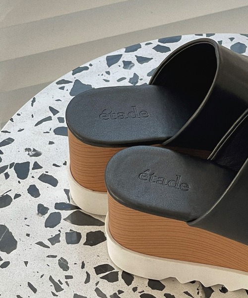 etade(エタード)の「【etade】shark sole sandal etds2(サンダル・レディース・ブラック/アイボリー・38/39/35/36/37)」の12枚目の写真