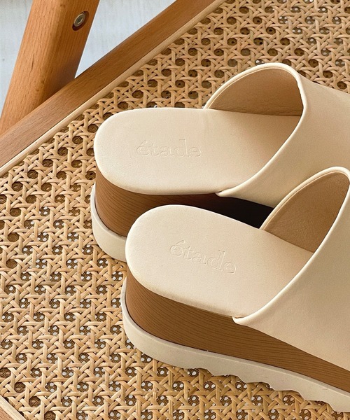 etade(エタード)の「【etade】shark sole sandal etds2(サンダル・レディース・ブラック/アイボリー・38/39/35/36/37)」の9枚目の写真