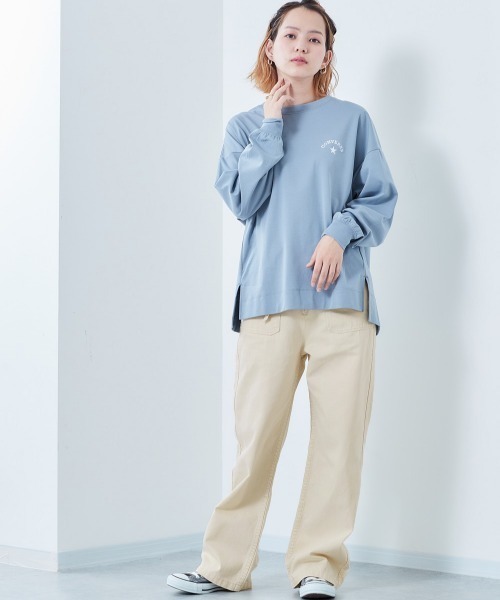 cepo（セポ）の「ＡＳＵＴＥＸリメイクデニムストレート（デニムパンツ・レディース・ベージュ/ピンク/イエロー/サックスブルー・S/M）」の17枚目の写真