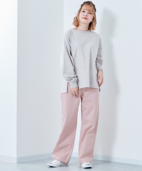 cepo（セポ）の「ＡＳＵＴＥＸリメイクデニムストレート（デニムパンツ・レディース・ベージュ/ピンク/イエロー/サックスブルー・S/M）」の15枚目の写真