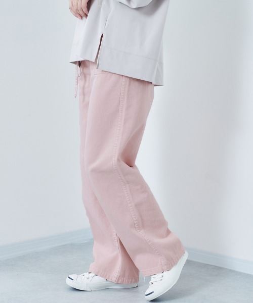 cepo（セポ）の「ＡＳＵＴＥＸリメイクデニムストレート（デニムパンツ・レディース・ベージュ/ピンク/イエロー/サックスブルー・S/M）」の12枚目の写真