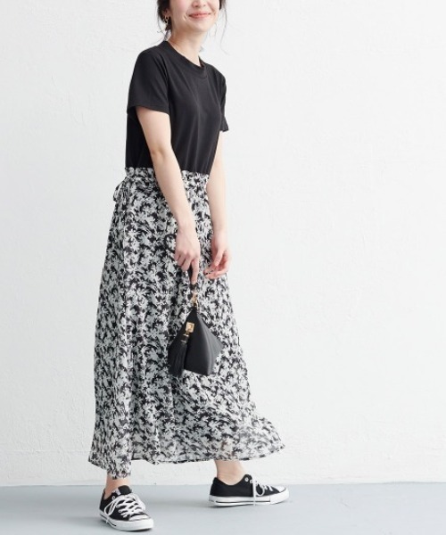 RANAN(ラナン)の「ハイネックTシャツドッキングワンピース(ワンピース・レディース・イエロー/ブラック/グリーン・L/M/LL)」の21枚目の写真