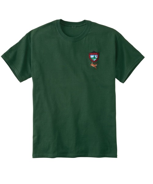 L.L.Bean(エルエルビーン)の「MIF&W ティ、半袖 ホワイトテール・ディア 米国フィット・レギュラー(Tシャツ/カットソー・メンズ・グリーン・LARGE/X-LARGE/MEDIUM)」の1枚目の写真