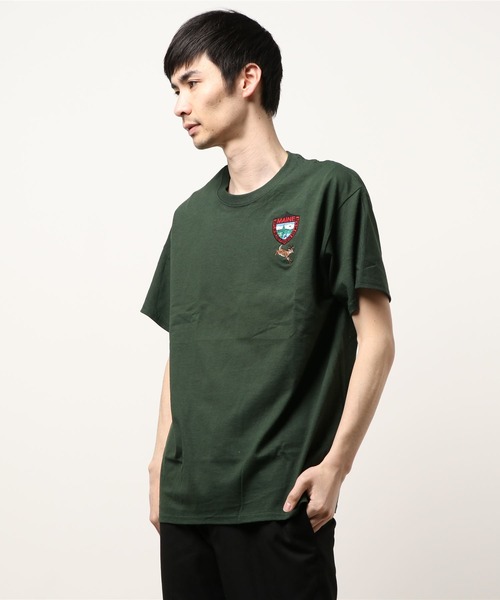 L.L.Bean(エルエルビーン)の「MIF&W ティ、半袖 ホワイトテール・ディア 米国フィット・レギュラー(Tシャツ/カットソー・メンズ・グリーン・LARGE/X-LARGE/MEDIUM)」の4枚目の写真