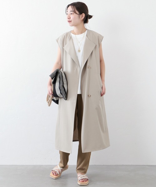 JOURNAL STANDARD（ジャーナルスタンダード）の「シルキーツイルテーパードパンツ◆（その他パンツ・レディース・ピンク/カーキ/ブラック・36/38）」の7枚目の写真