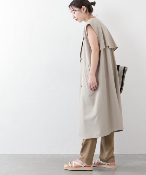 JOURNAL STANDARD（ジャーナルスタンダード）の「シルキーツイルテーパードパンツ◆（その他パンツ・レディース・ピンク/カーキ/ブラック・36/38）」の16枚目の写真