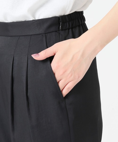 JOURNAL STANDARD（ジャーナルスタンダード）の「シルキーツイルテーパードパンツ◆（その他パンツ・レディース・ピンク/カーキ/ブラック・36/38）」の11枚目の写真