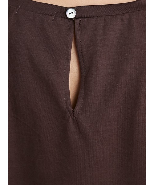 FRAY I.D（フレイアイディー）の「バルーンスリーブトップス（Tシャツ/カットソー・レディース・ブラック/ブラウン/ホワイト・FREE）」の5枚目の写真