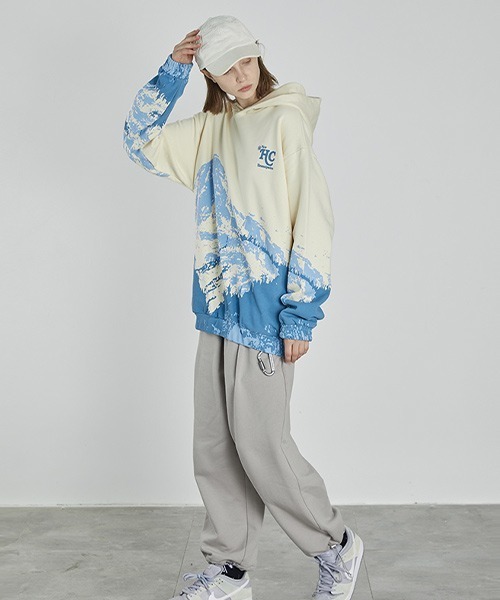 HARSH AND CRUEL（ハーシュアンドクルーエル）の「【Harsh and Cruel】Graphic Print Hoodie HM211021062（パーカー・メンズ・マルチ・S/M/L/XL）」の3枚目の写真