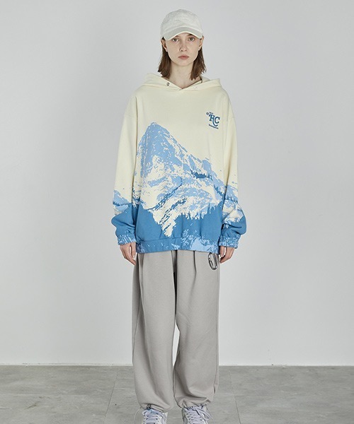 HARSH AND CRUEL（ハーシュアンドクルーエル）の「【Harsh and Cruel】Graphic Print Hoodie HM211021062（パーカー・メンズ・マルチ・S/M/L/XL）」の4枚目の写真