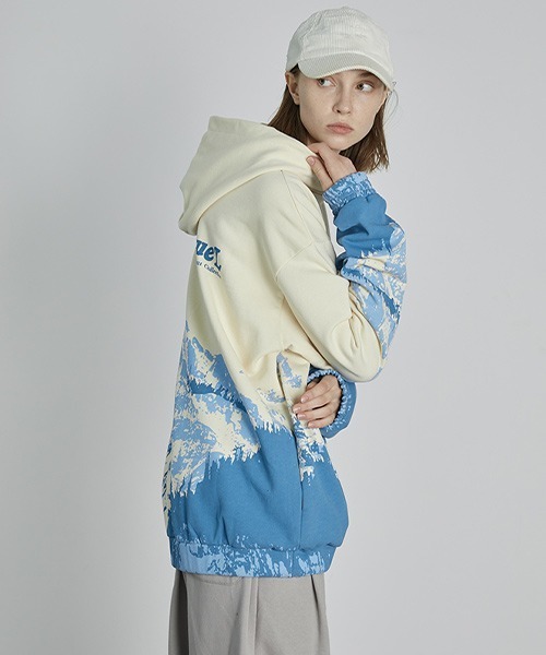 HARSH AND CRUEL（ハーシュアンドクルーエル）の「【Harsh and Cruel】Graphic Print Hoodie HM211021062（パーカー・メンズ・マルチ・S/M/L/XL）」の10枚目の写真