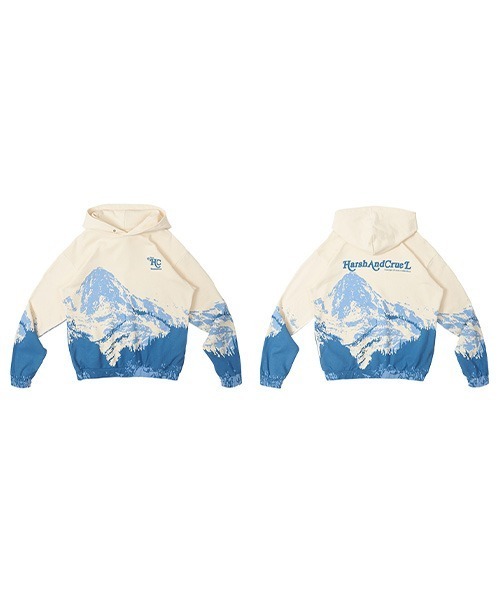 HARSH AND CRUEL（ハーシュアンドクルーエル）の「【Harsh and Cruel】Graphic Print Hoodie HM211021062（パーカー・メンズ・マルチ・S/M/L/XL）」の16枚目の写真