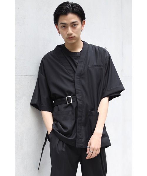 2WAYノーカラーシャツジャケット<セットアップ可>（ノーカラージャケット）｜CREARE -LINO-（クレアーレリノ）