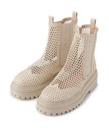 ESPERANZA | シースルーメッシュサイドゴアブーツ(ブーツ)