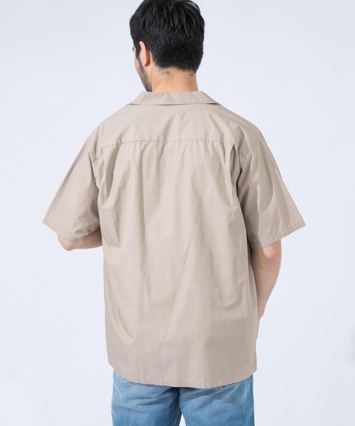 URBAN RESEARCH ROSSO MEN(アーバンリサーチロッソメン)の「タイプライターオープンカラーシャツ(シャツ/ブラウス・メンズ・スミクロ/ライトブラウン/カーキ・SMALL/MEDIUM/LARGE)」の8枚目の写真