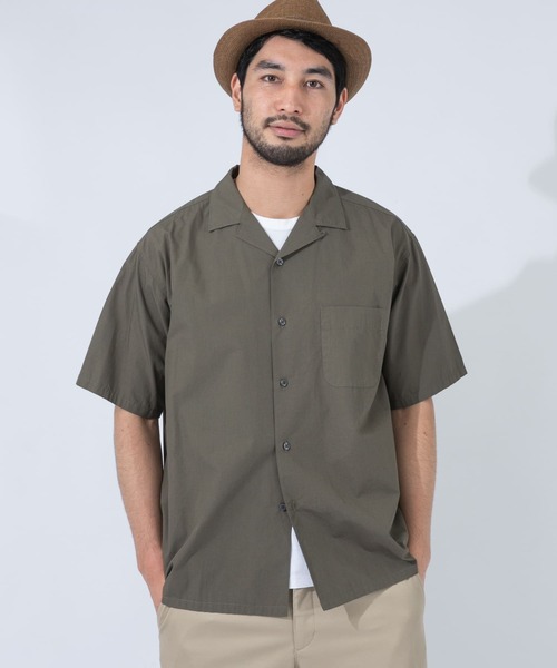 URBAN RESEARCH ROSSO MEN(アーバンリサーチロッソメン)の「タイプライターオープンカラーシャツ(シャツ/ブラウス・メンズ・スミクロ/ライトブラウン/カーキ・SMALL/MEDIUM/LARGE)」の10枚目の写真